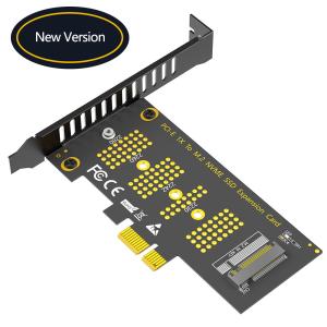 China M.2 NVMe SSD NGFF TO PCIE X1 adapter card M Key interface card Support PCI Express 3.0 x1 Support NVMe SSD 2230-2242-2260-2280 Size wholesale