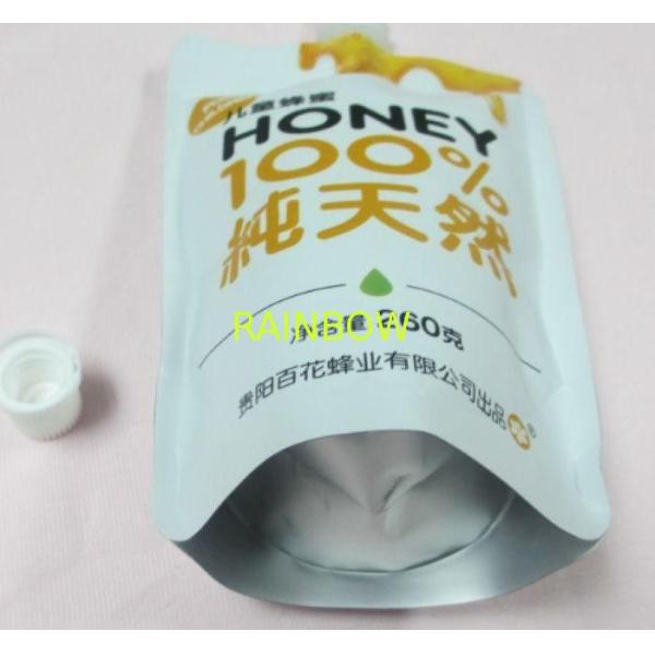Customized Aluminum Foil Stand Up Spout Pouch Packaging For Liquid