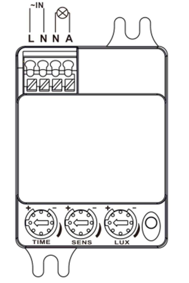 AC 110 - 130V Microwave Radar Sensor 5.8 GHZ Automatic Motion Detector