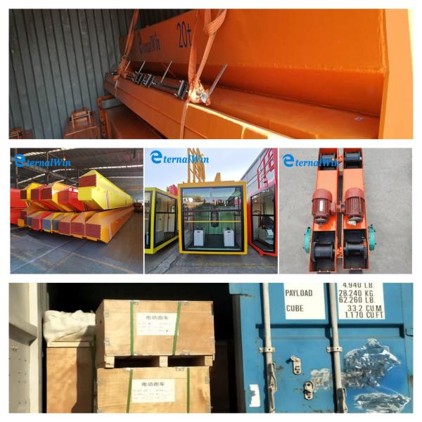 Wireless Remote Control Double Girder Overhead Crane Magnet 25T 32T Explosion Proof