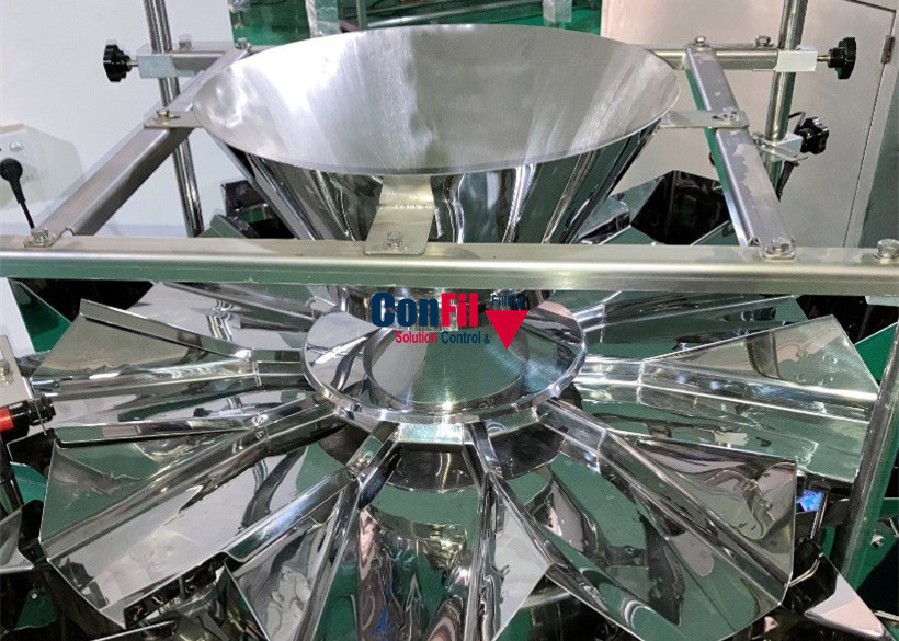 Multihead Weighing Machine Multihead Weigher for Bakery Pancake Filing Machine IP63 Waterproof