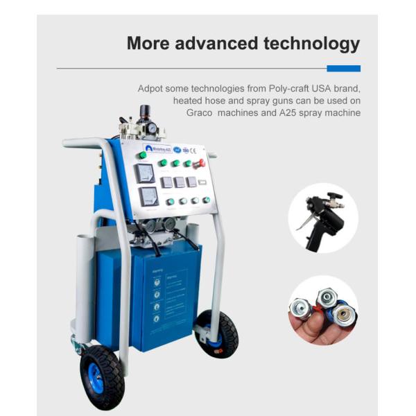 CE Winterboy A25 Polyurea Spray Machine 14KW Fast Heating Easy To Install