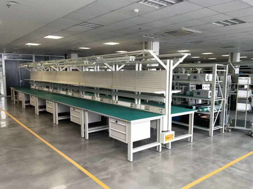 Customized ESD Workbench | Anti-Static Electrical Lab Work Table For Electronics Assembly