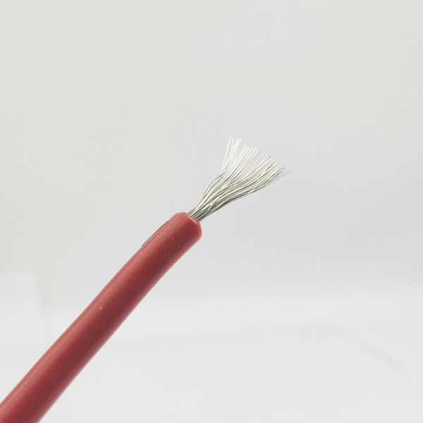 Silicone Rubber Insulated High-Voltage Installation Wire 2.5mm2 maroon