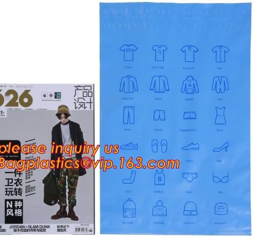 cornstarch made biodegradable and compostable courier mailing plastic shipping packaging bag with custom logo CLOTH PACK