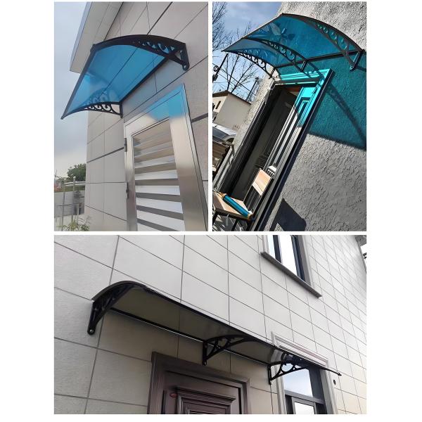 Weatherproof PC Board Awning Remains Clean For Window Or Door