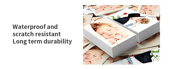 A4 260gsm Resin Coated Photo Paper , Rc Satin Photo Paper For Inkjet Printer