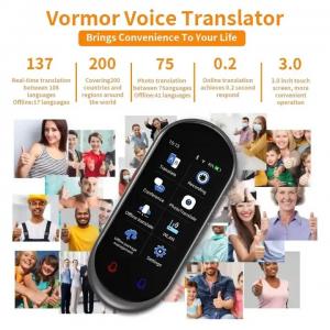 China Z8 Latest Voice Translator Offline Language Speaking Translator 137 Languages Mini 3.1inch Talking Device wholesale