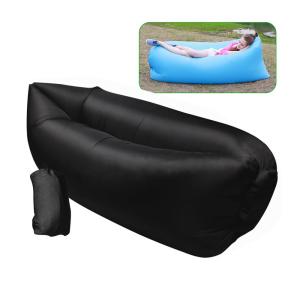 China lightweight inflatable Customerized logo lamzac hangout fast inflatable sofa air wholesale