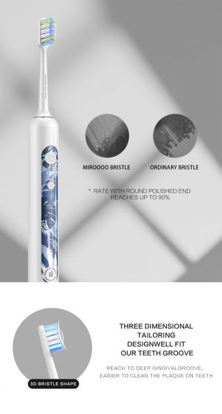 Custom Adult Oral Care Wireless Charging Extra Soft Toothbrush For Sensitive Teeth