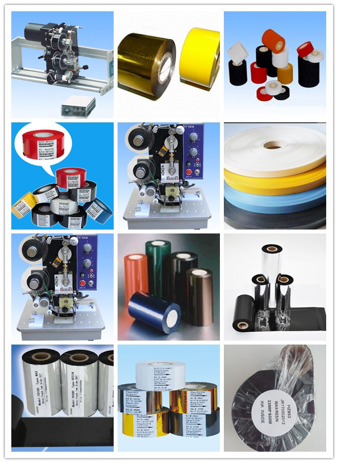 White color 10MM X 12,000M White marking tape for indent marking machine (HDPE jacket- Optical fiber cable)