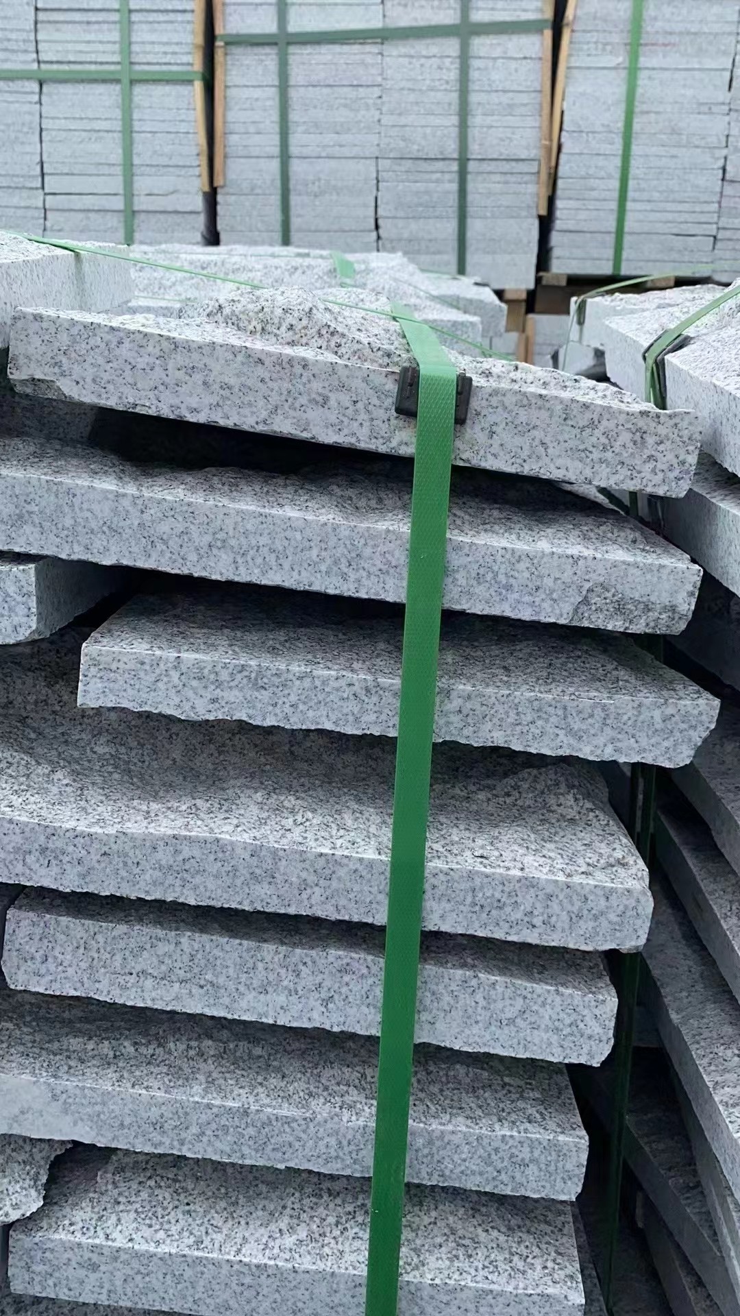 G603 White Granite Countertop Slab Customized Thickness For Building Projects