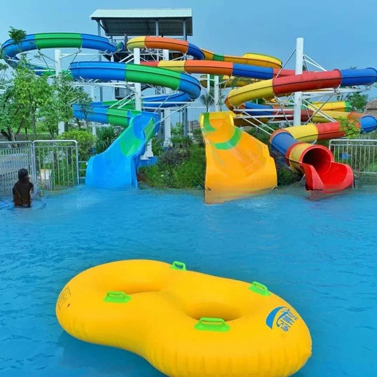 Closed and Open Water Slide for Amusment Park