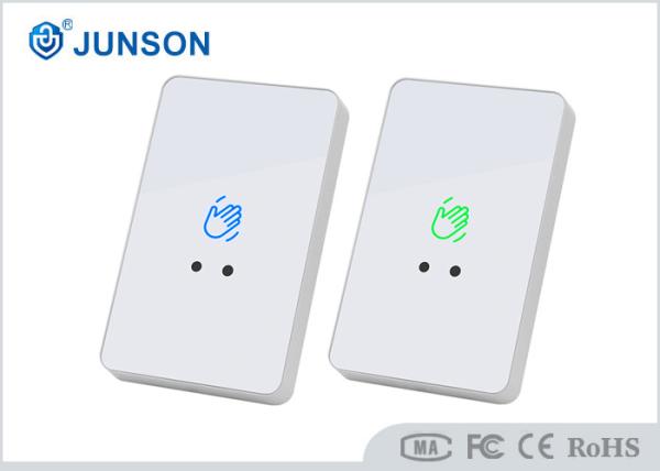 PC Case Exit Push Button White Color Touchless Door Release Button With Signal