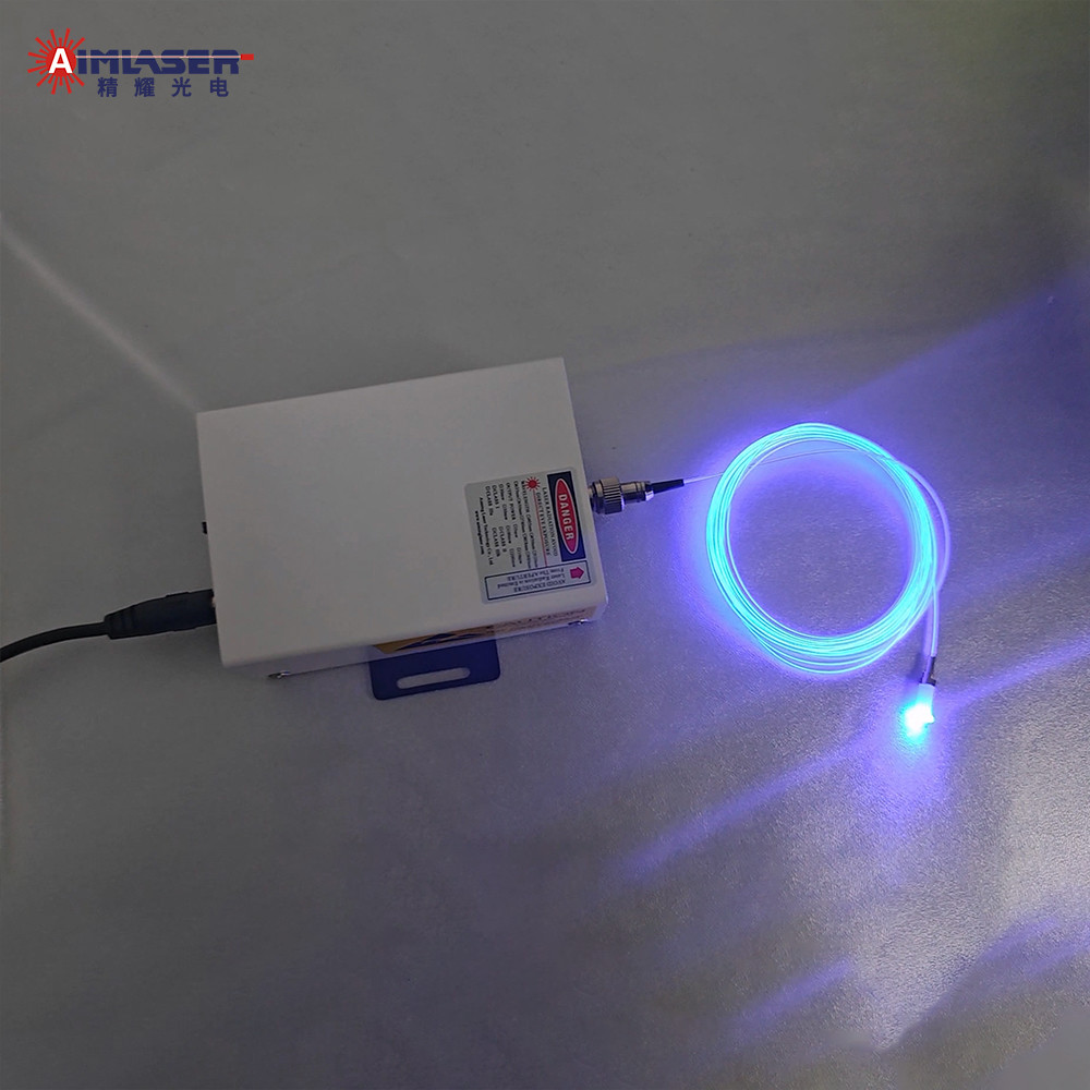 RGB Multi Color Bluetooth Control Laser Module Corning Fibrance Light-Diffusing Fiber Coupled Laser with FC Connector