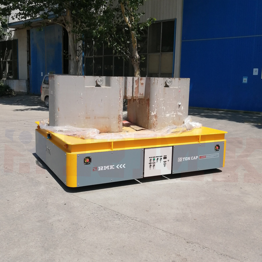 Heavy Load Battery Powered Industrial Transfer Cart For Transformer Handling