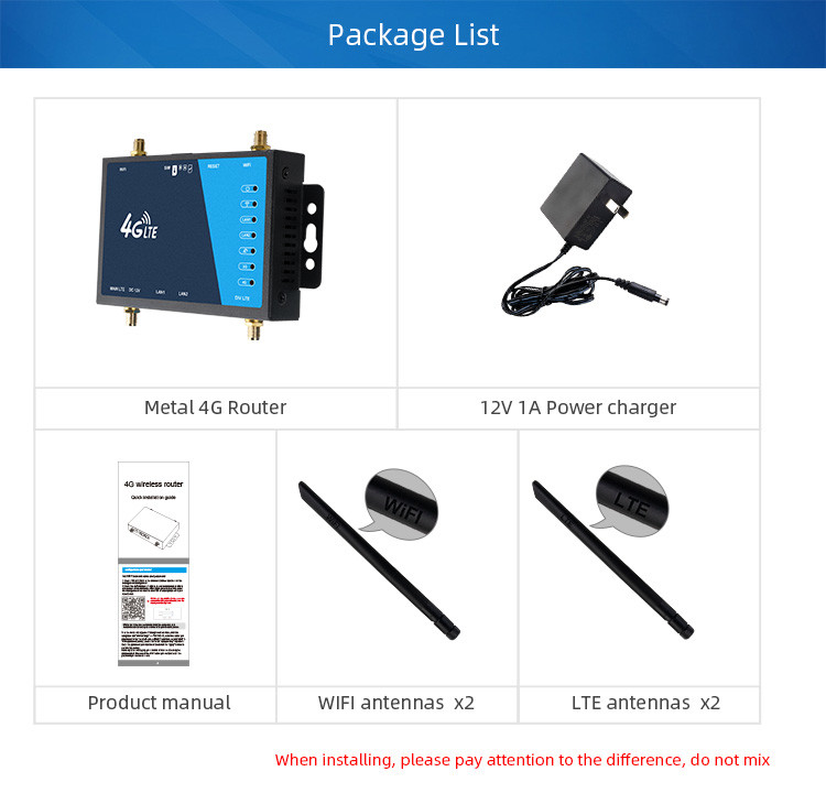 32 Users 4G LTE Router 300Mbps RJ45 Port Wireless Router With Sim Card Slot