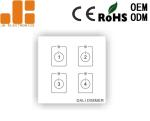 Four Channels Output Remote Dimmer Switch , DALI High Power Dimmer Switch