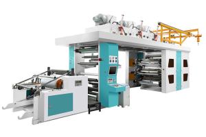 China 6color high speed Central drum type paper flexographic printing machine wholesale