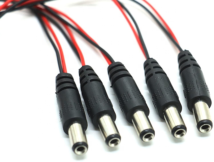 9V Battery Snap Clip Connector To DC Male 5.5x2.1mm Barrel Jack Power Cable for battery holders
