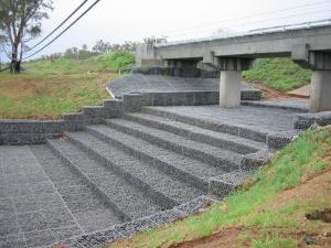 China Galfan Pre Made Gabion Baskets Gabion 60mm X 80mm wholesale