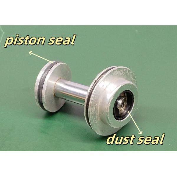 FKM VITON Material Pneumatic Cylinder Rod Dust Seal Wiper Ring PDU Type Brown