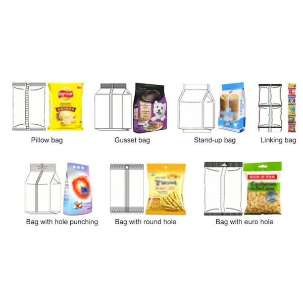 20bags/min Vertical Pouch Packing Machine 304SS Vertical French Fries
