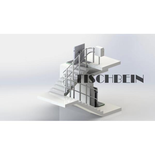 Anti Slide Anti-fall Off Safety Locking Worked Wheelchair Lift with Pallet For Shopping Center Railway Station