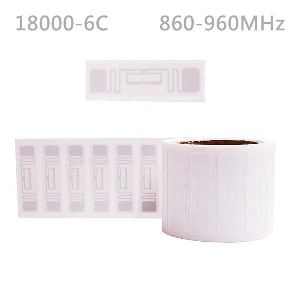 Quality Long Range ISO 18000-6c UHF RFID Inlay Label Asset Management RFID Tags for sale