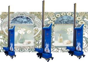 China Touch Cmyk Automatic Color Matching Wall Printing Robot on sale
