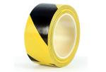 50mm Stripe Floor PVC Warning Tape Black Yellow Insulation Tape For Pipe Plastic