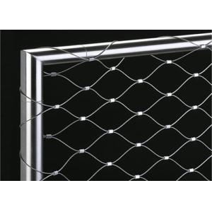 China Balustrade wire mesh, stainless steel stairs railing inox mesh wholesale