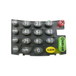 Customize POS Silicone Rubber Membrane Keypad Epoxy Dripping