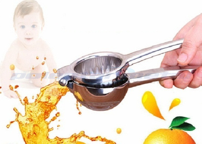 Stainless Steel Lemon Squeezer Juicer , Lemon Lime Squeezer Citrus Press Juicer
