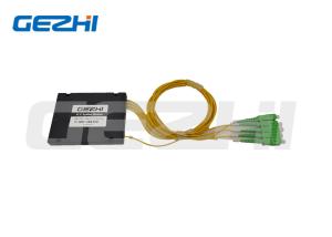 China 1x4 Passive Fiber Optic Splitter SC/APC ABS Module 1260 - 1650nm wholesale