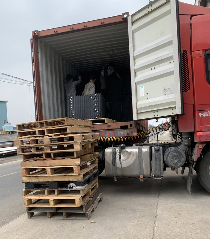 Induced Draft Cooling Tower Fill Material Cooling Tower Fill Pack Counter Flow 610mm 7