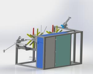Plastic HDPE LDPE Pipe Winder Automatic Single Or Double Station Pipe Winder