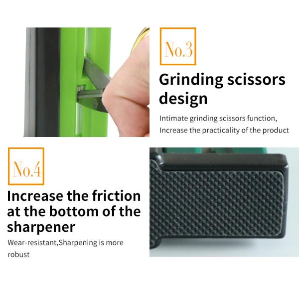 2 Stages Mult Function Knife Scissor Sharpener