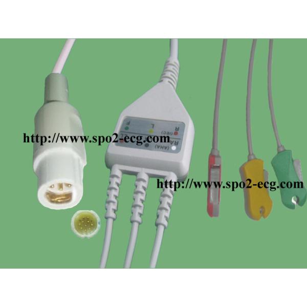 Professional SIEMENS ECG Cable Light Weight PM8010 PM8014 AHA And IEC
