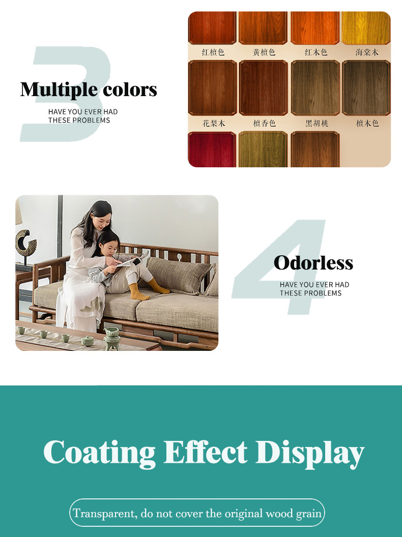 20KG/BUCKET Eco-friendly Polyurethane Wood Varnish Paint for Furniture Long Lasting
