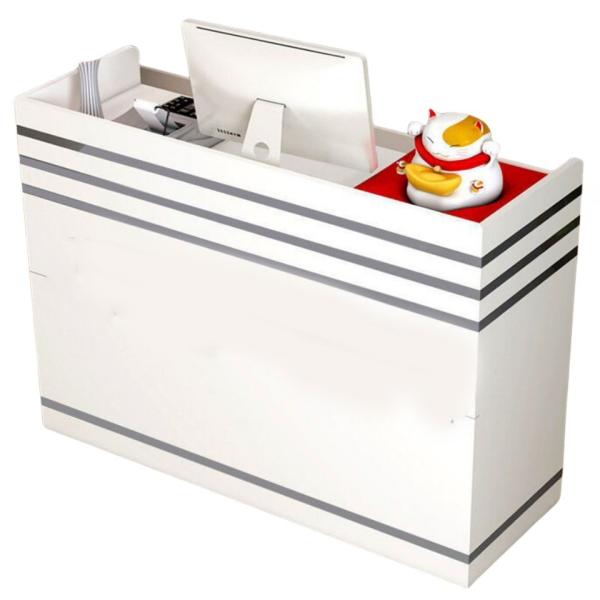 Quality Shopping Center Usage Scenarios Simple Modern Cashier Desk for Company Reception Desk for sale