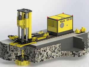 China Hard Rock Underground Boring Machine , High Torque Reverse Circulation Drilling Machine on sale