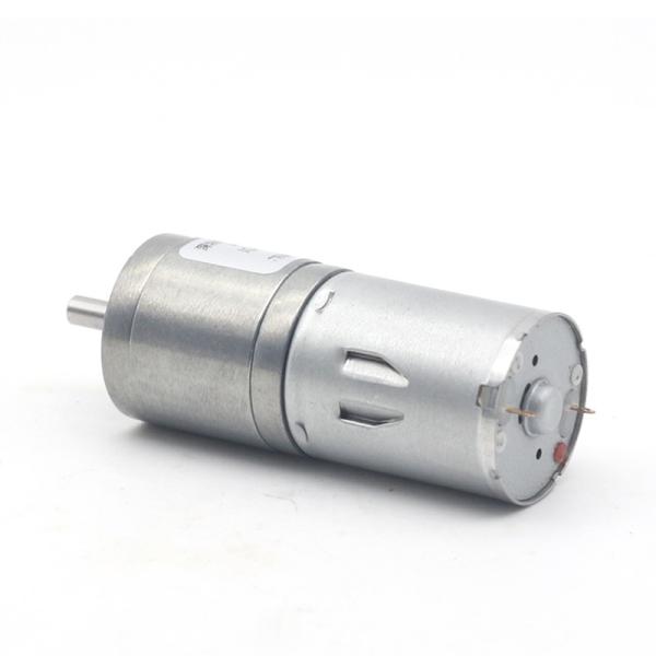 ASLONG Small Motor JGA25-370 6/12/24 V 7.5-1931RPPM Pure Metal DC Brushed Reduction Motor