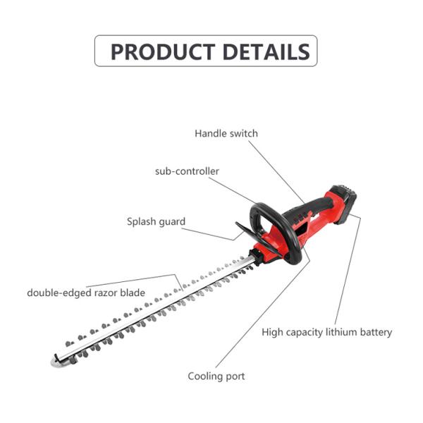 Lightweight 3 Amp Branch And Shrub Cutter Garden Electric Tools 450mm