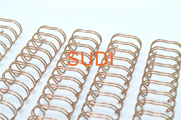 Various Golden Pitch 2:1 1-1/4 Metal Spiral Binding Coils, Suitable For Notebook Calendars