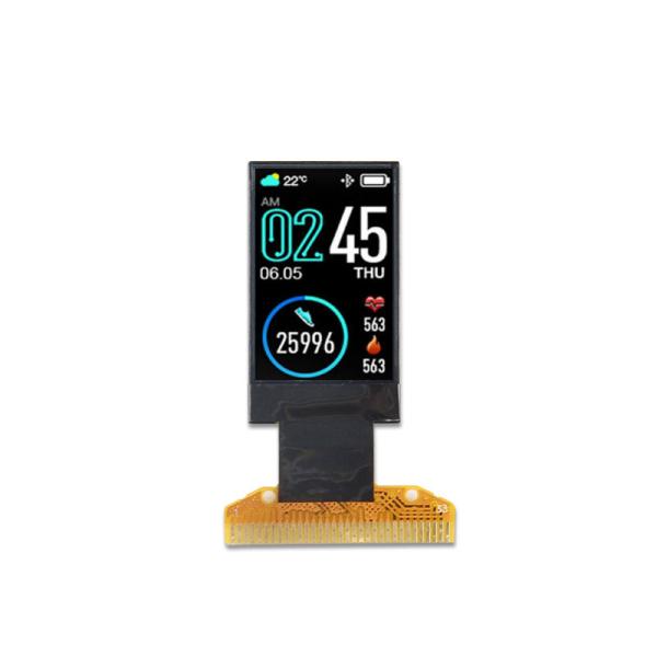 0.9 Inch Display LCD TFT, 80×160 resolution, 33 PINS 4 Wire SPI Interface 100cd/M2