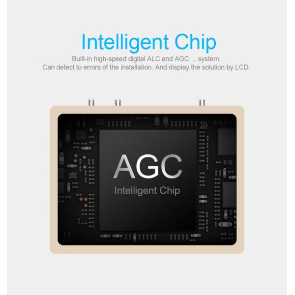 LCD Display 2G 3G 4G Dual Band Repeater 1800/2100MHz Cellular Signal Amplifier Kit 5