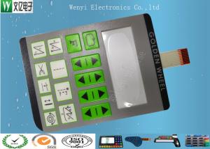 China Clear LCD Window Embossing Membrane Switch Keypad With High Glossy wholesale