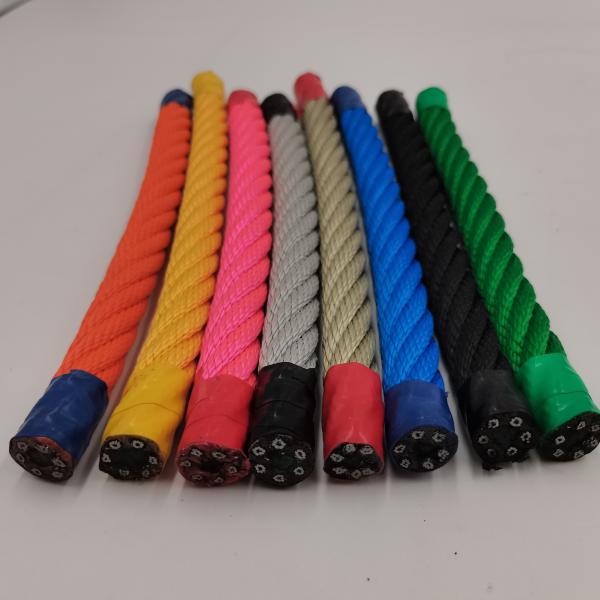 Quality 6 Strand Polypropylene PP Combination Rope 16mm For Nets Climbing for sale