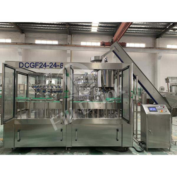 Full Automatic Small Carbonated Drink Filling Machine Complete Bottled Water Production Lines
